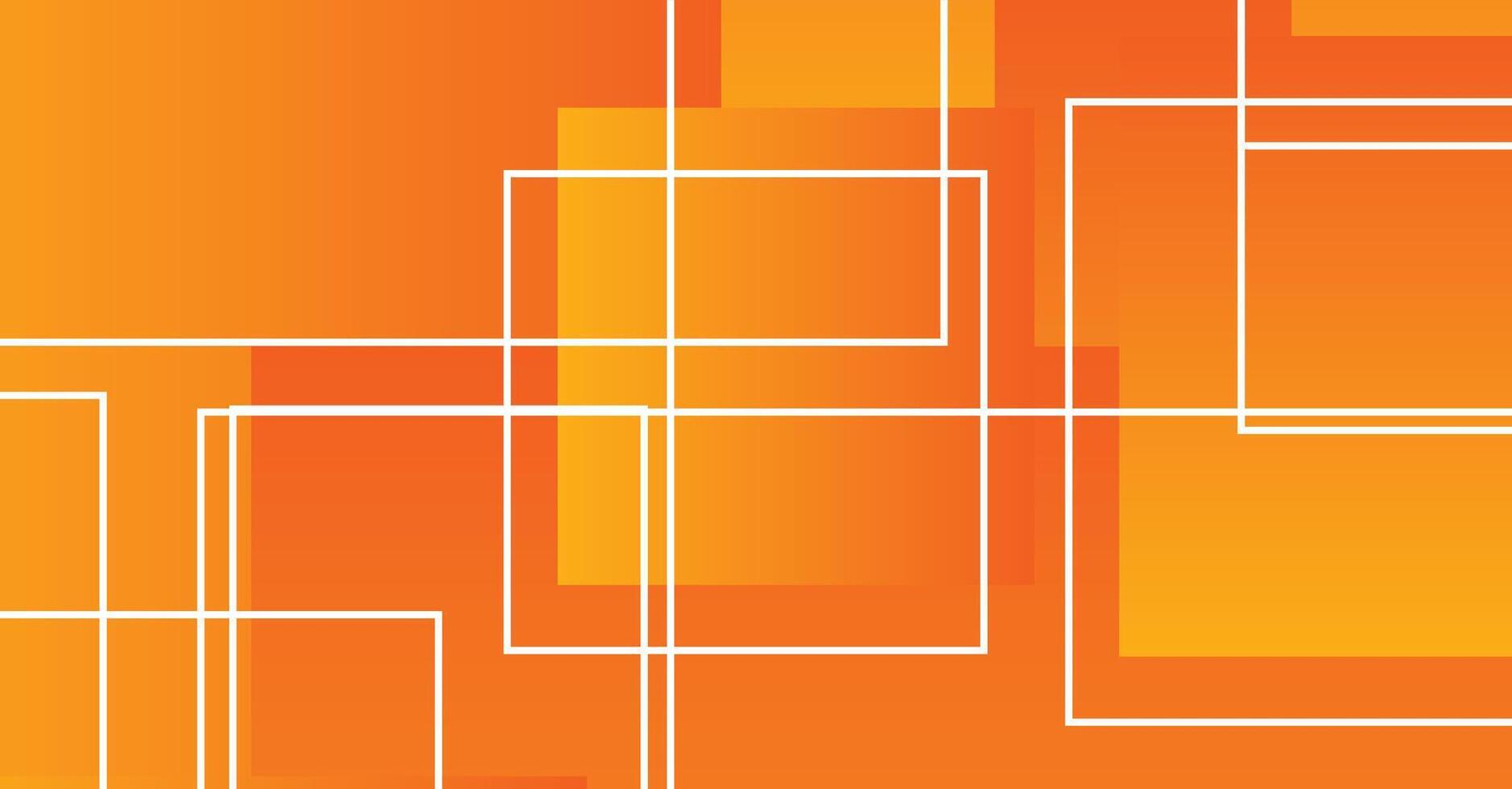 Vibrant Abstract Geometric Composition in Yellow and Orange Gradients vector