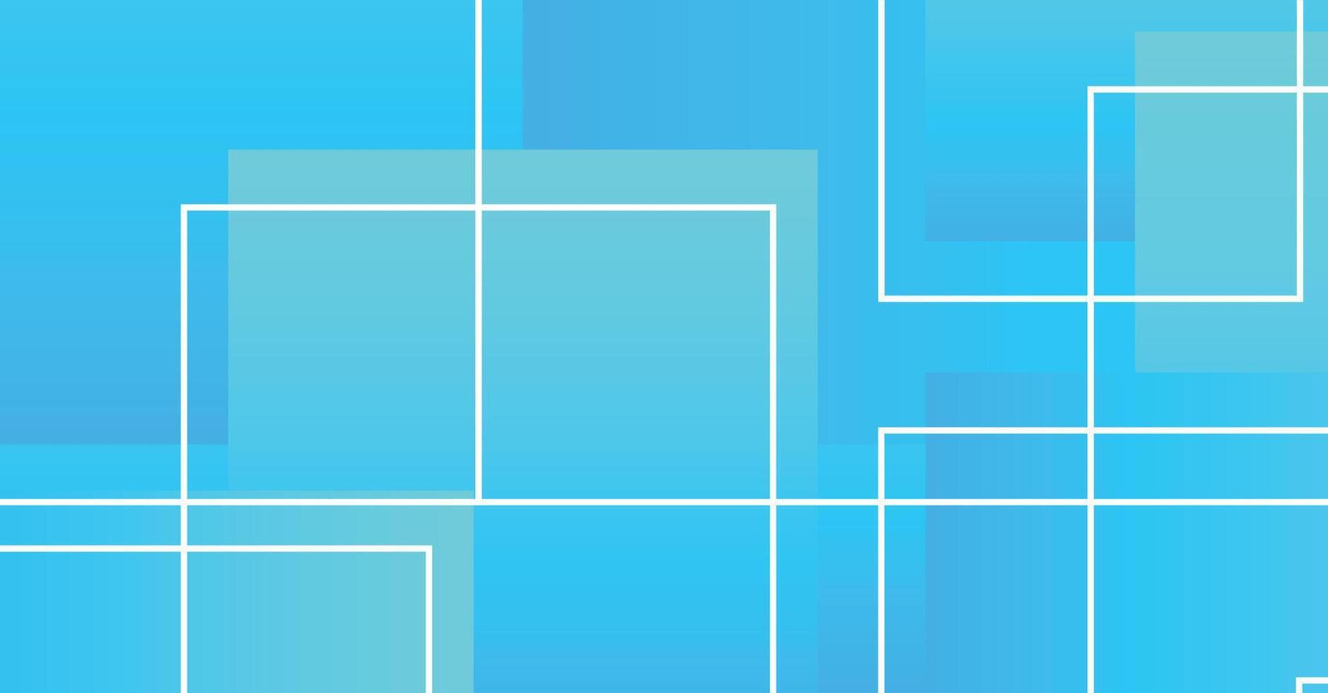 Vibrant Abstract Geometric Composition in Blue Gradients vector