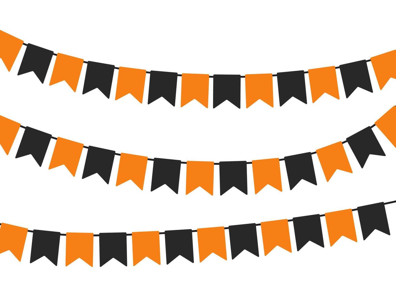 bunting party flag vector