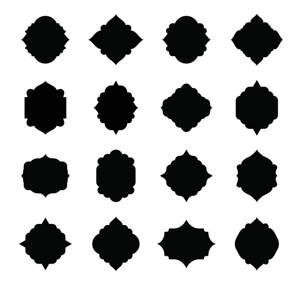 creative ornamental shape design for new designer vector