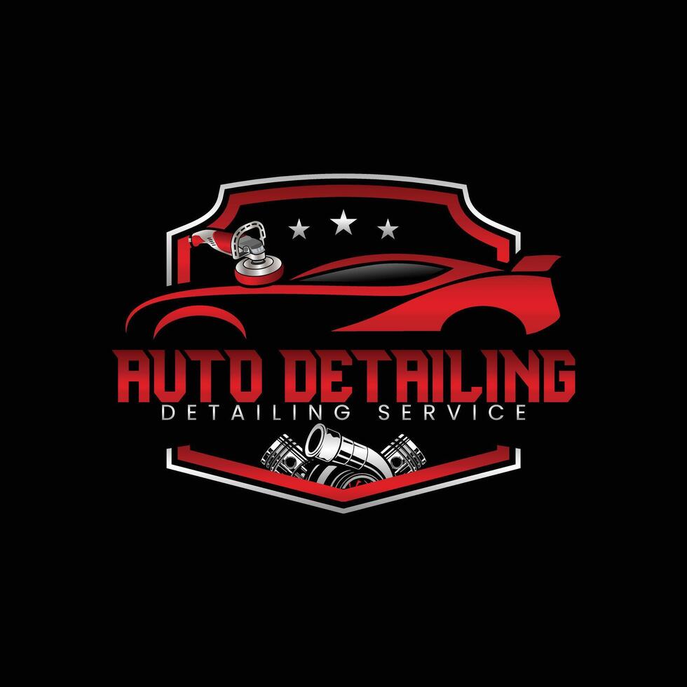 car detailing service, auto car, car detailing vector