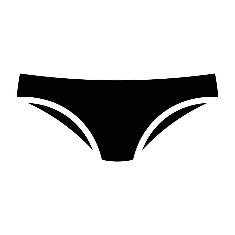 underwear black icon. vector