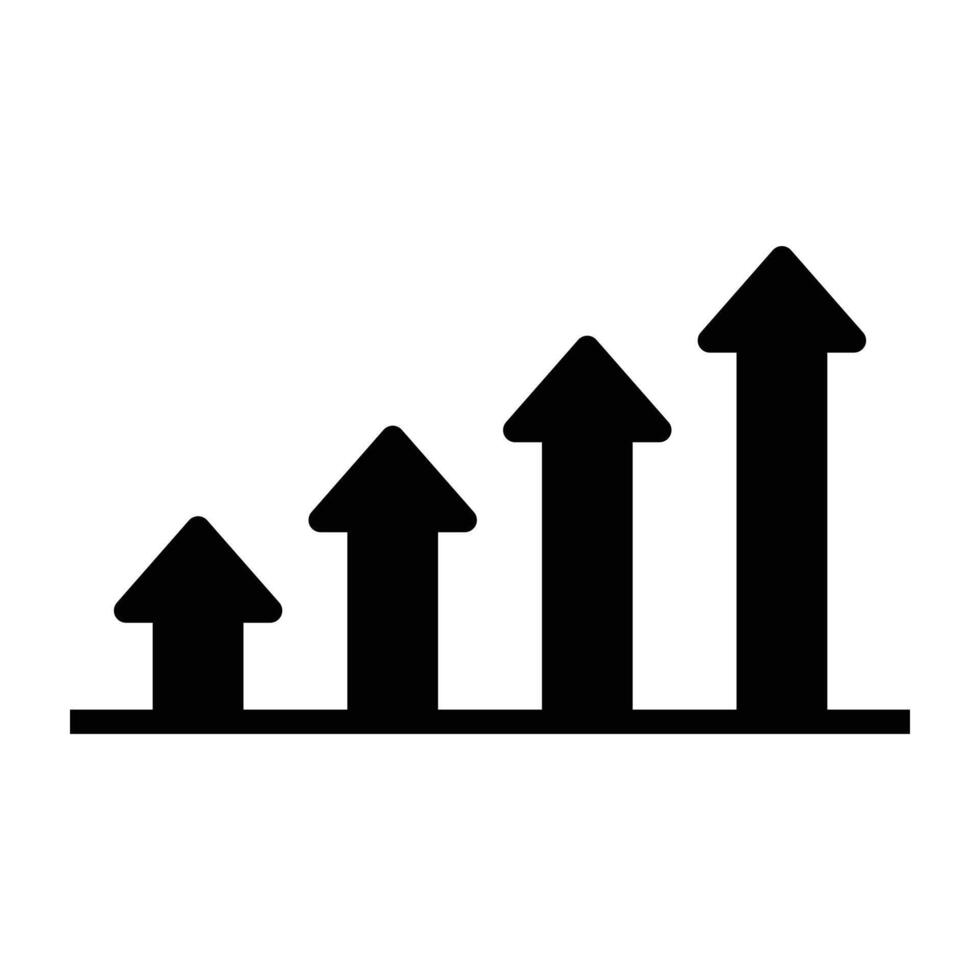 graph black icon. vector