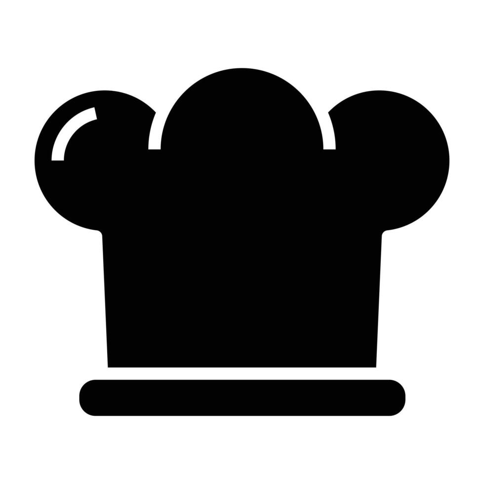 chef hat icon. vector