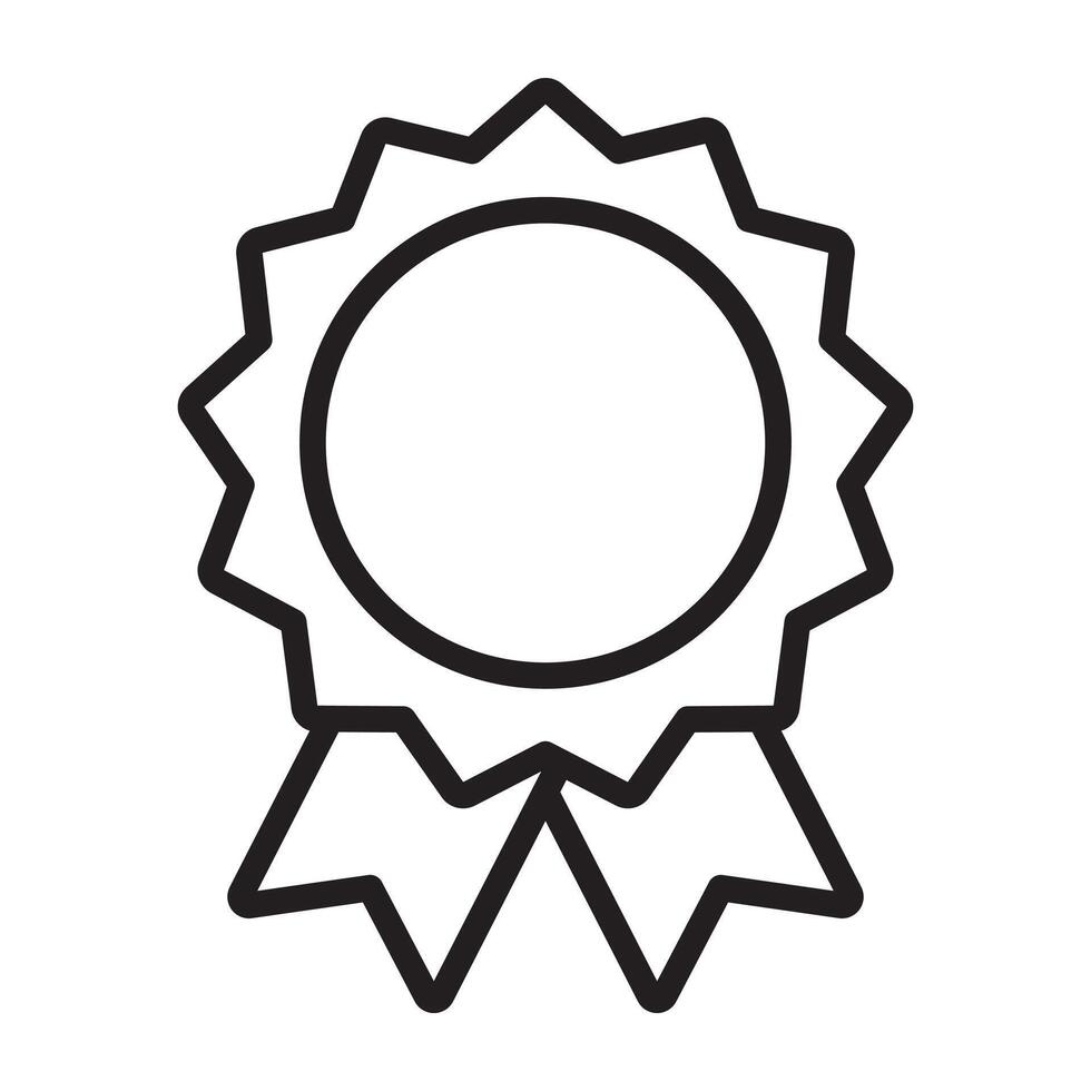 Reward line icon. vector
