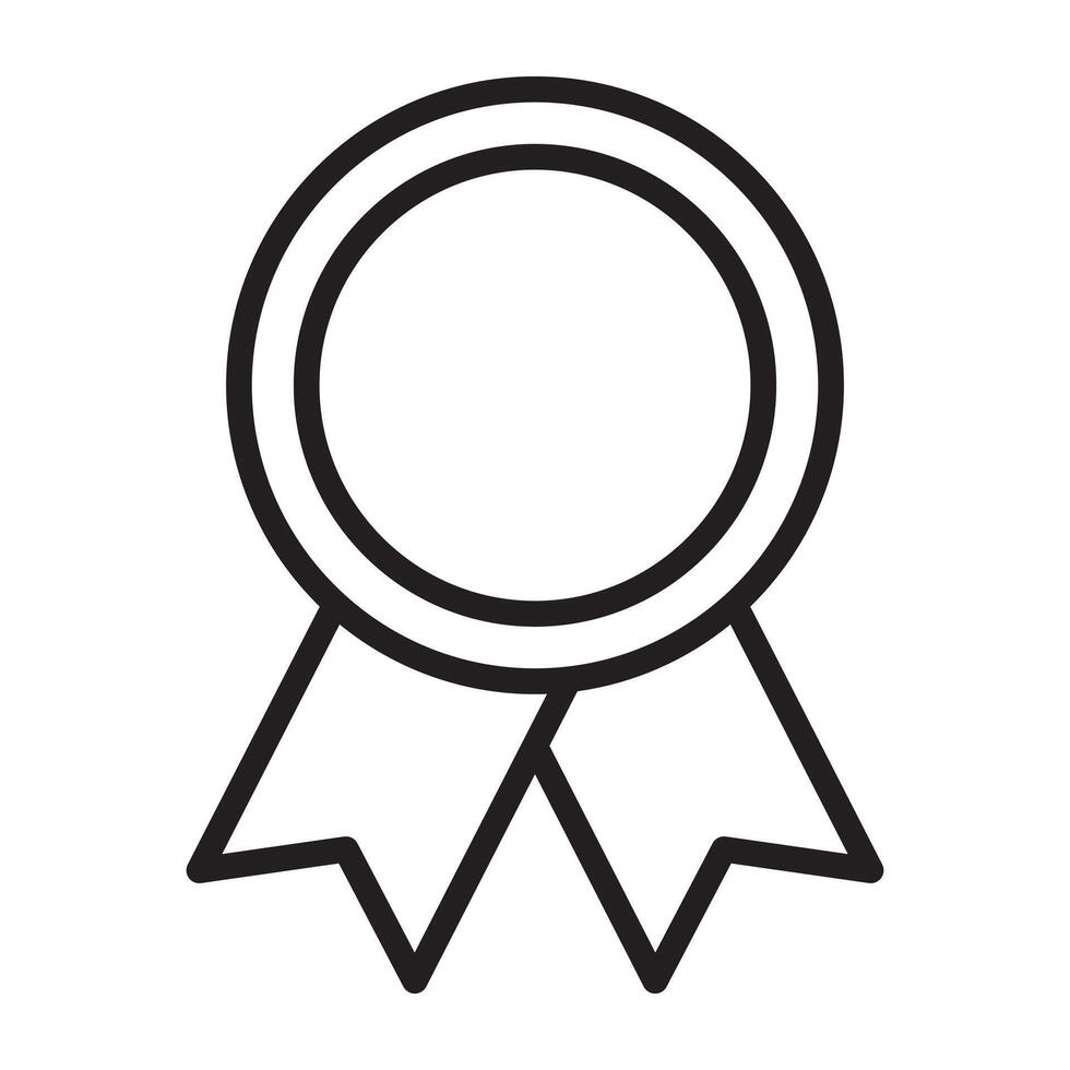 Reward line icon. vector