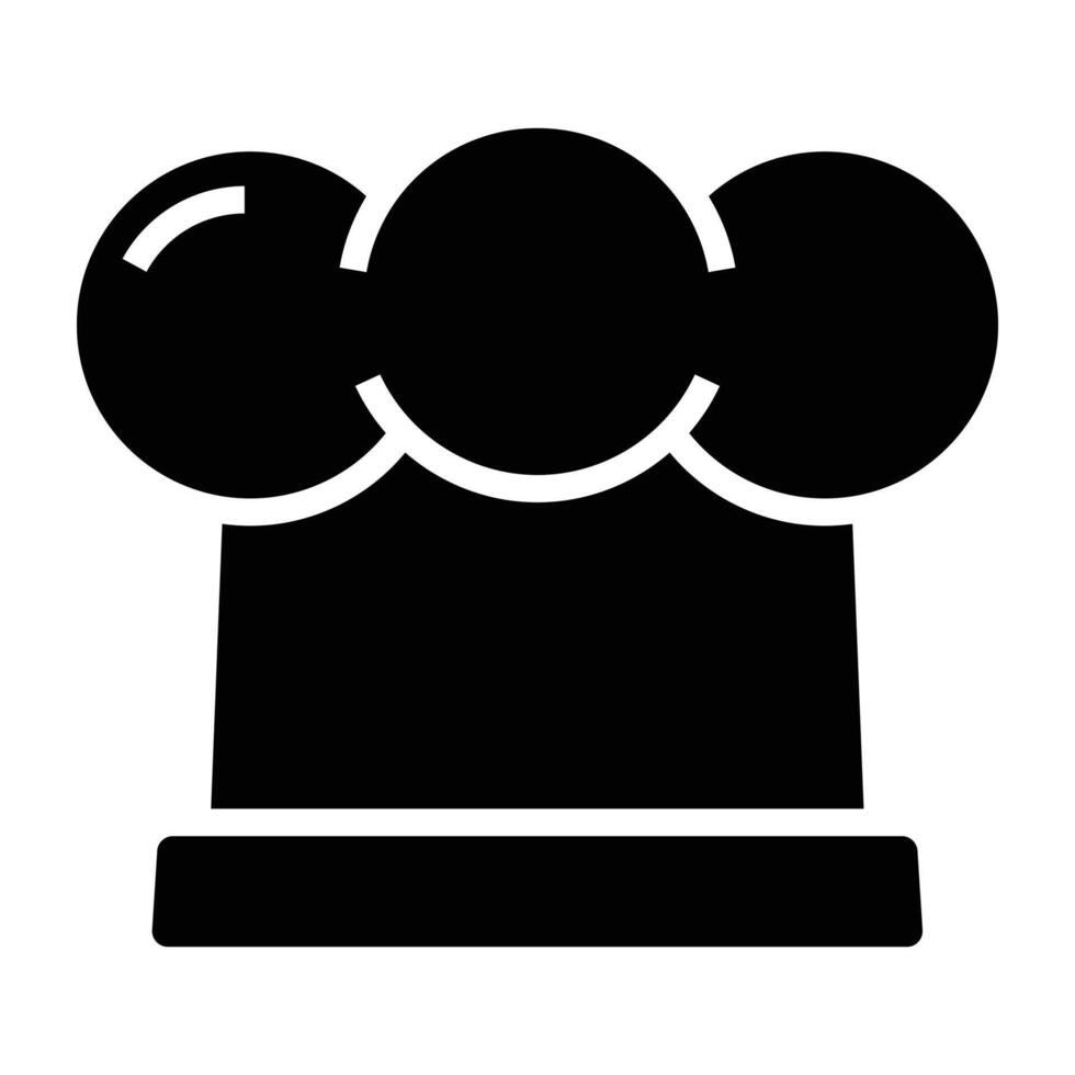 chef hat icon. vector