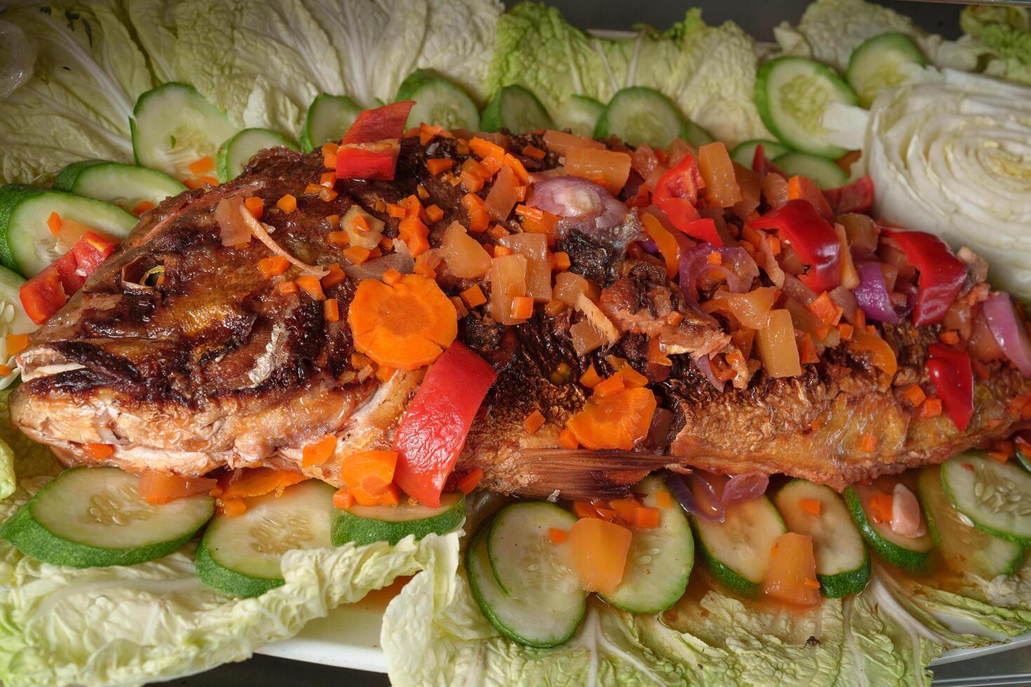 sweet and sour fish photo
