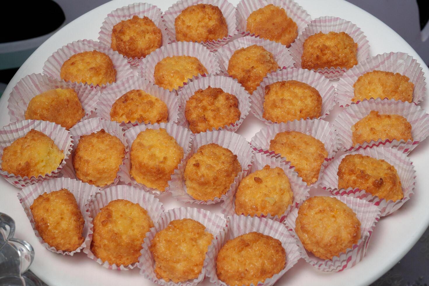 coconut macaroon dessert photo
