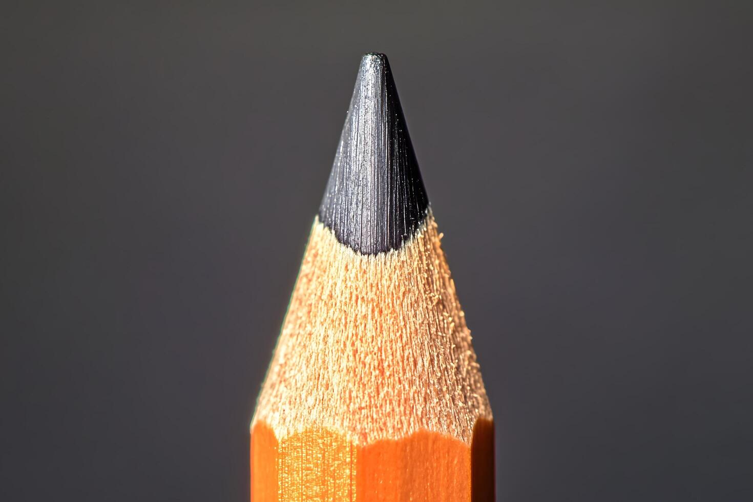 High Detail Macro of Graphite Pencil Tip photo