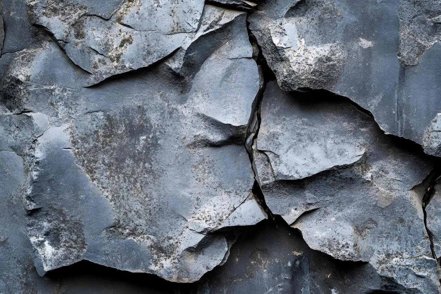 Intricate Grey Stone Texture Macro Shot photo