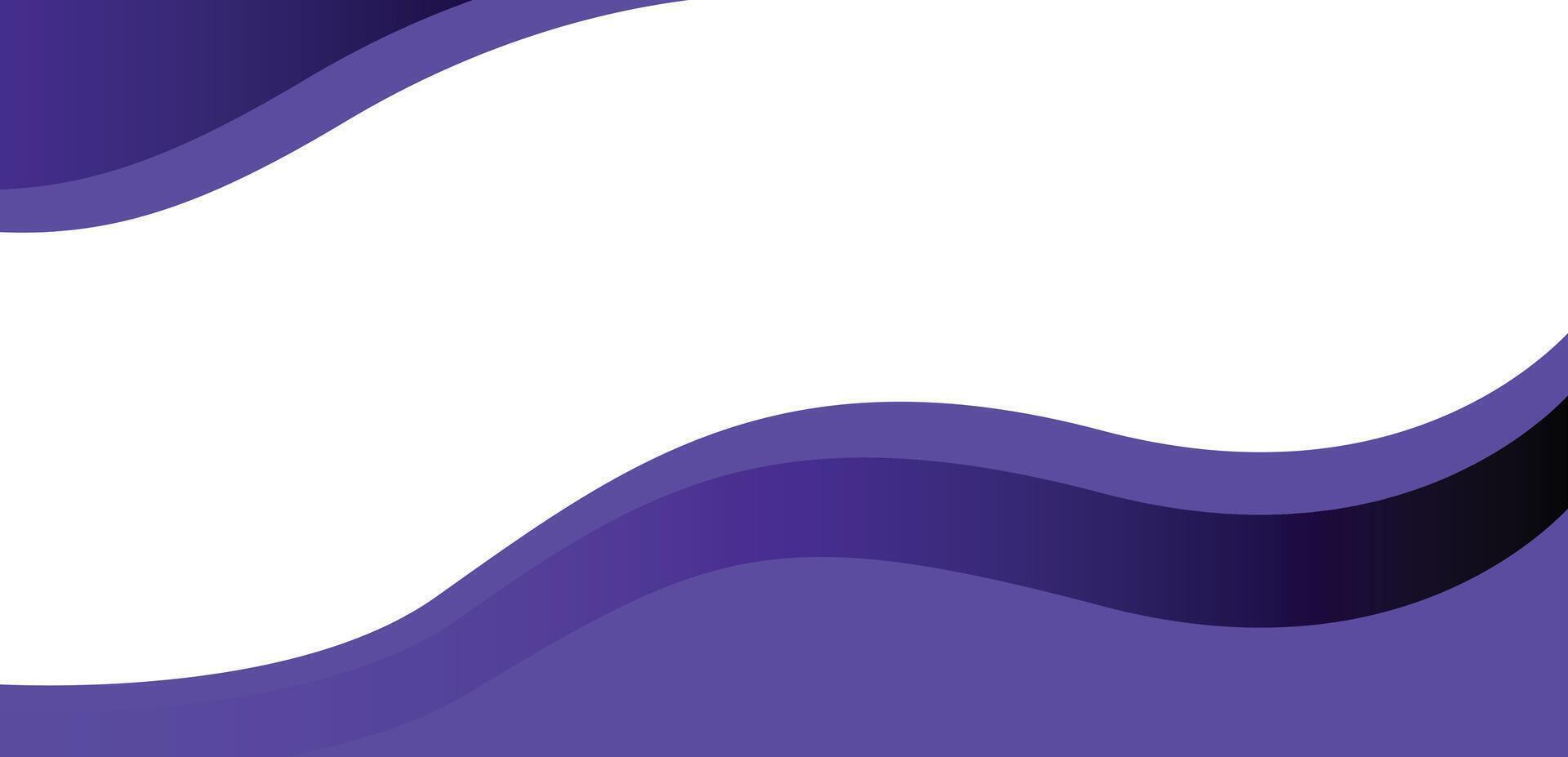 Purple and white background with dynamic curves vector