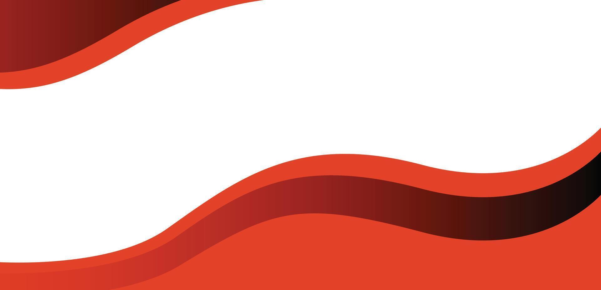 Orange and white background with dynamic curves vector