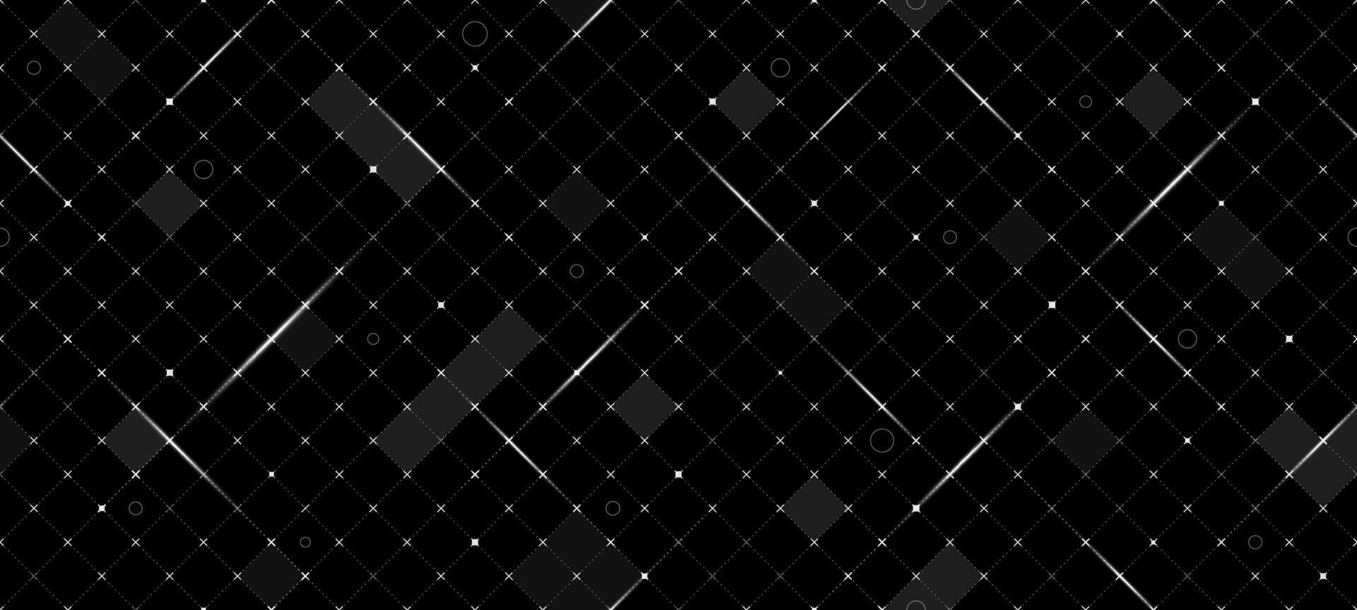 VR HUD futuristic interface rhombus grid. Spaceship head up display lines and dots seamless pattern. Digital UI screen square cross mesh. GUI hi tech visor rhombic background. FUI Sci Fi eps dashboard vector