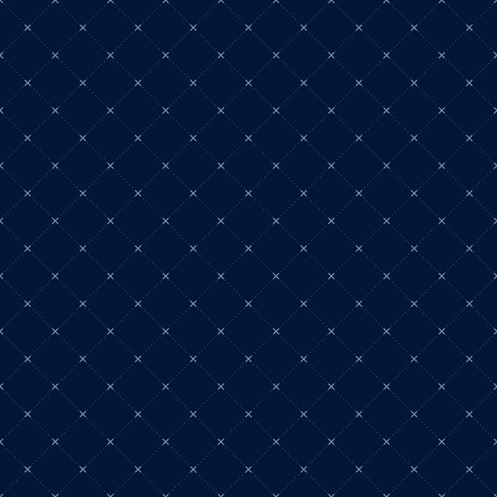 VR HUD futuristic interface rhombus grid. Rhombic linear head up display seamless pattern. Digital UI mesh cyber screen. GUI hi tech square cross background. FUI Sci Fi dark blue digital eps wireframe vector