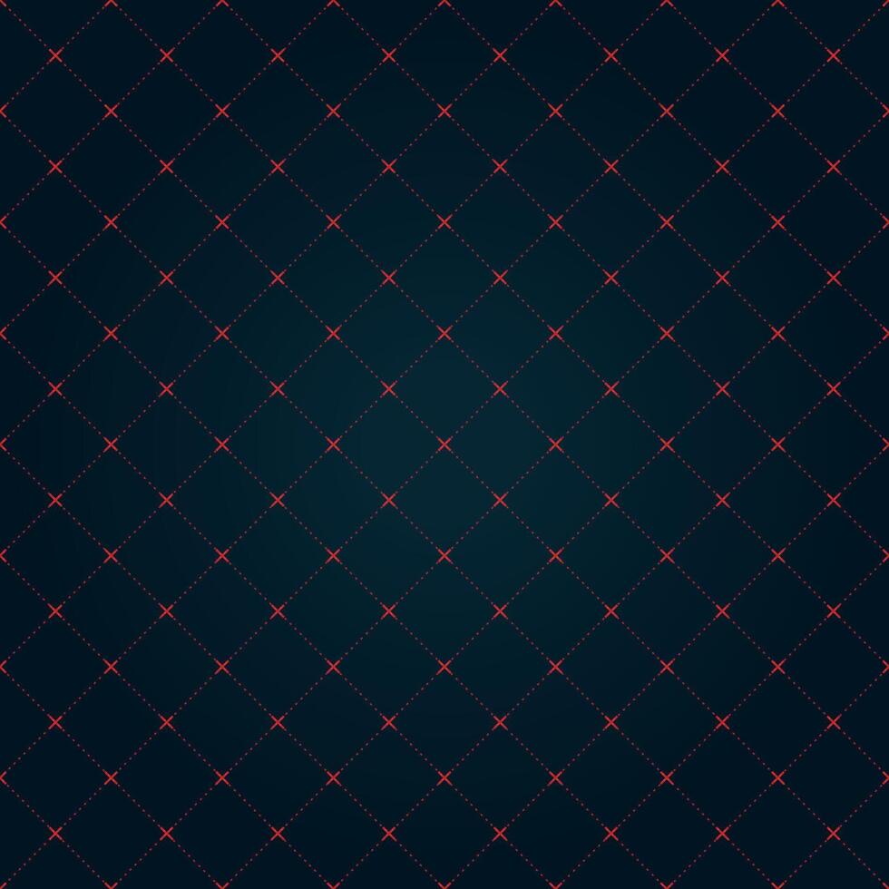 VR HUD futuristic interface rhombus grid. Rhombic linear head up display seamless pattern. Digital UI mesh cyber screen. GUI hi tech visor background. FUI Sci Fi game square cross wireframe template vector