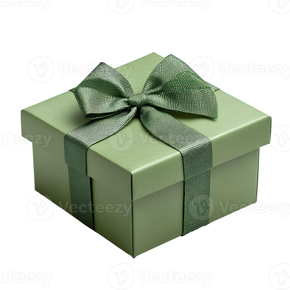 Green box , isolated on transparent background. Simple square-shaped gift box or packaging design in vibrant green color. Perfect for digital design, gift wrapping, or holiday-themed elements png