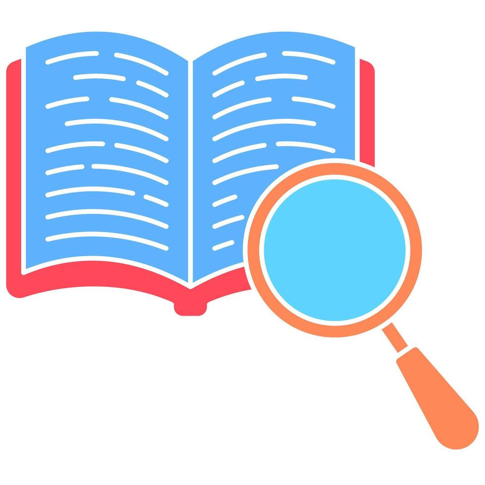 Definition icon, information, research, workbook vector