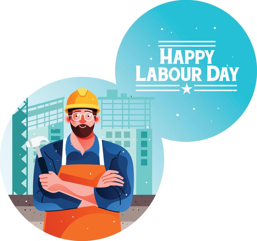 Happy Labour Day vector