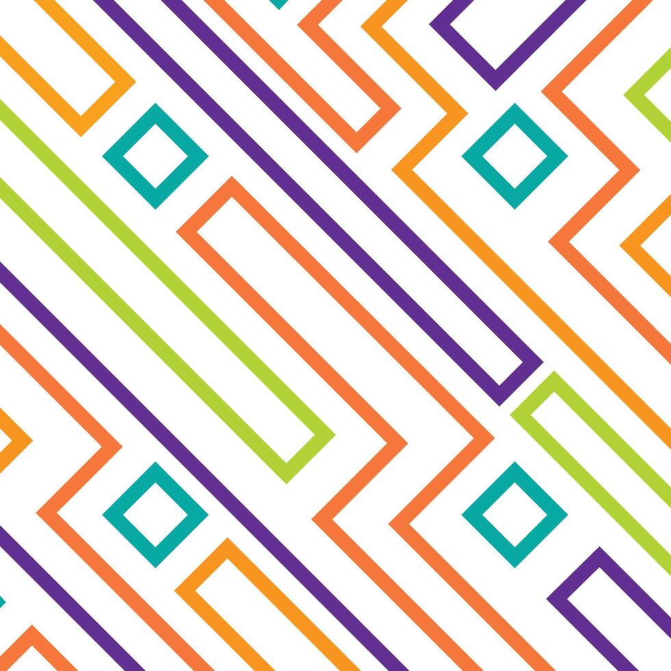 geometric pattern colorful lines background vector