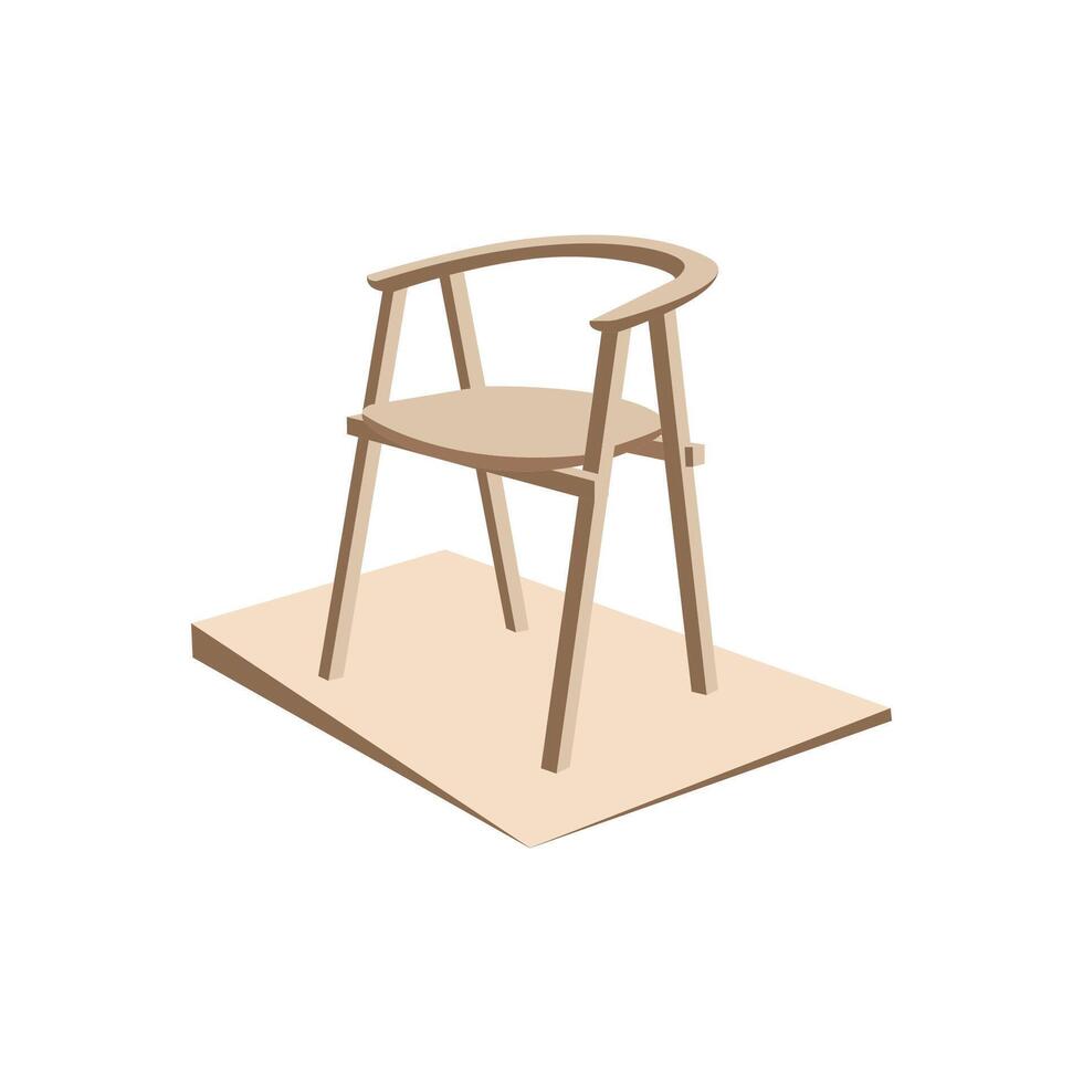 minimalist chair design inspiration vector