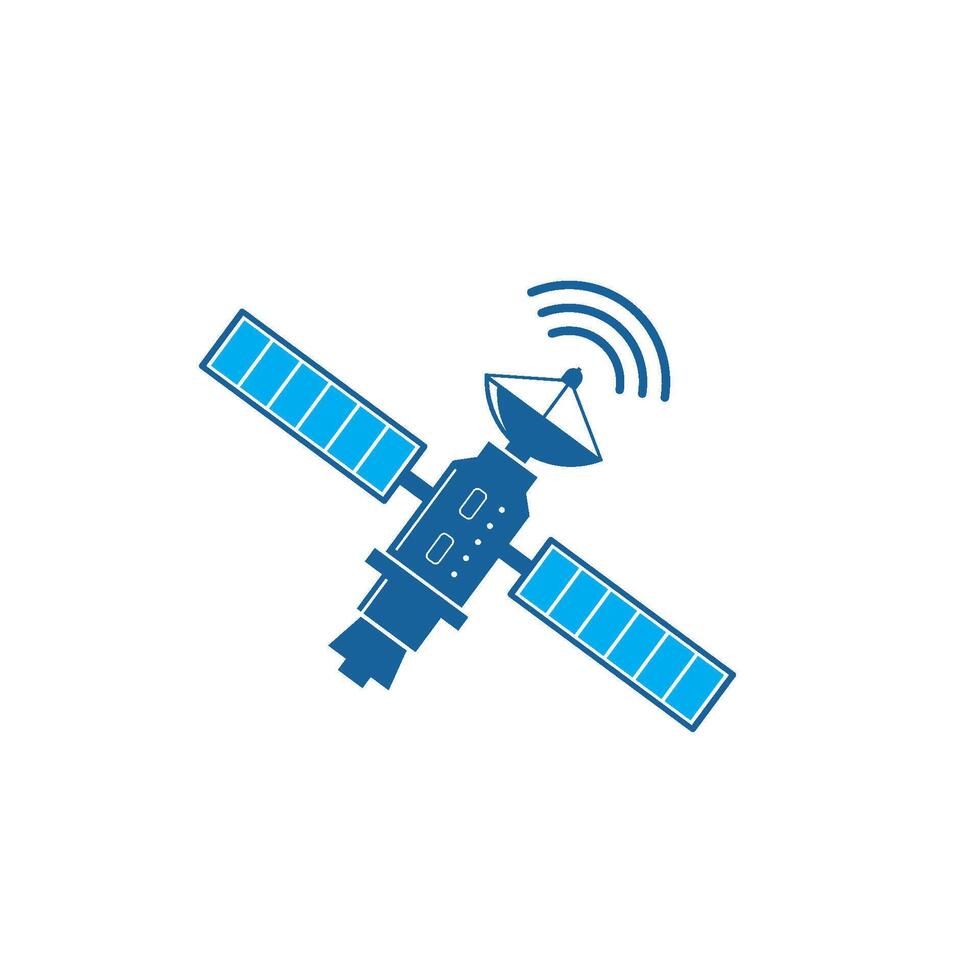 satellite icon illustration design vector