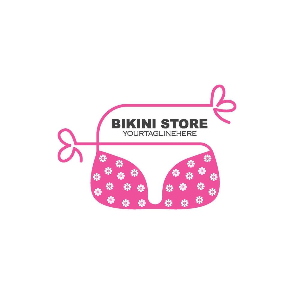bikini icon illustration vector