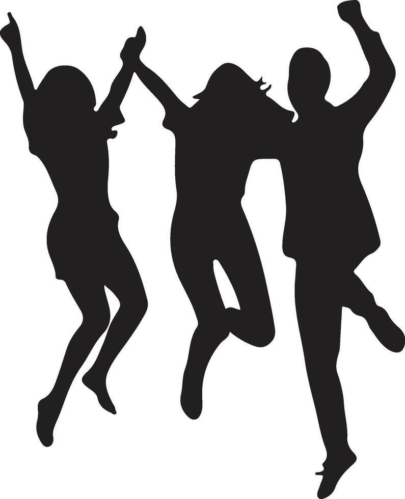 Silhouettes of winners vector