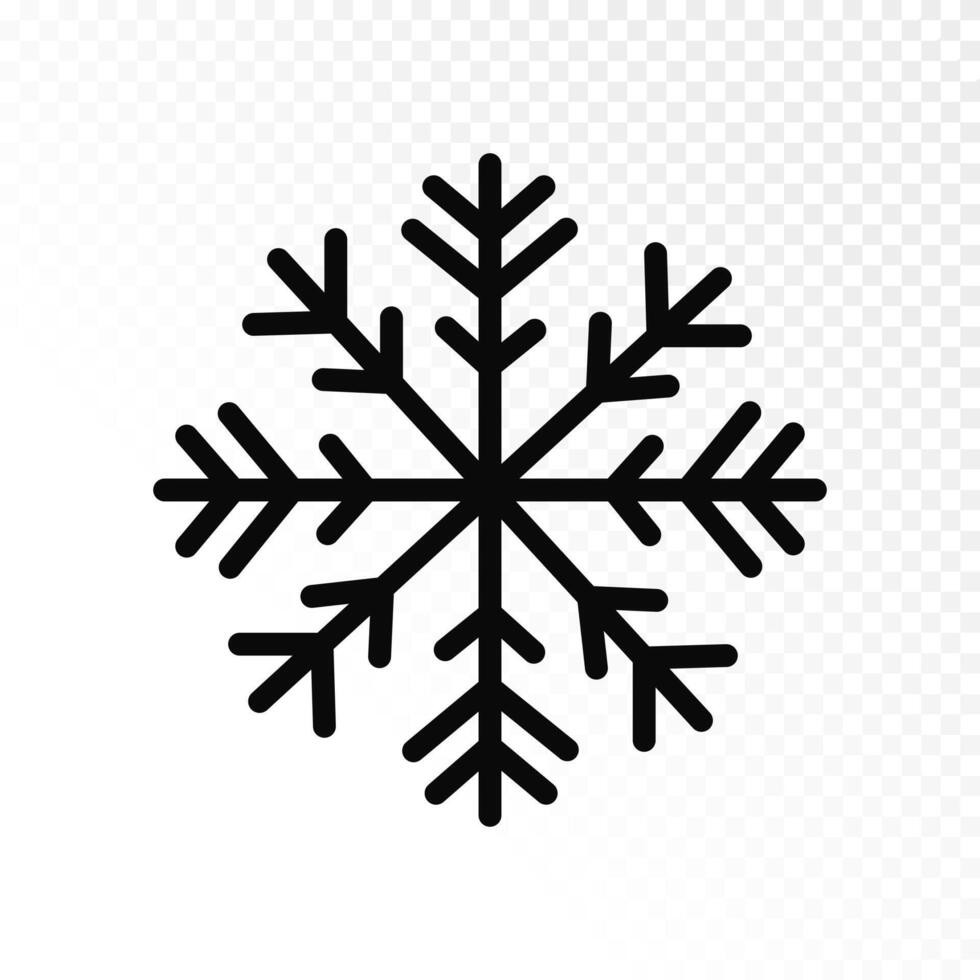 Snow icon illustration. snowflake symbol icon vector