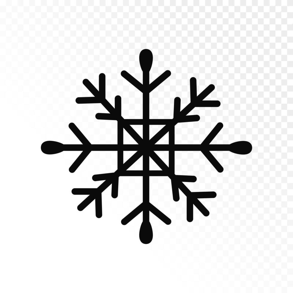 Snow icon. Winter snow icon illustration sign vector