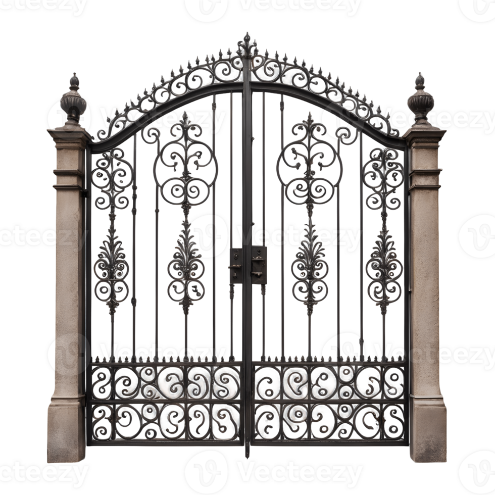 Iron Gate Isolated on Transparent Background png