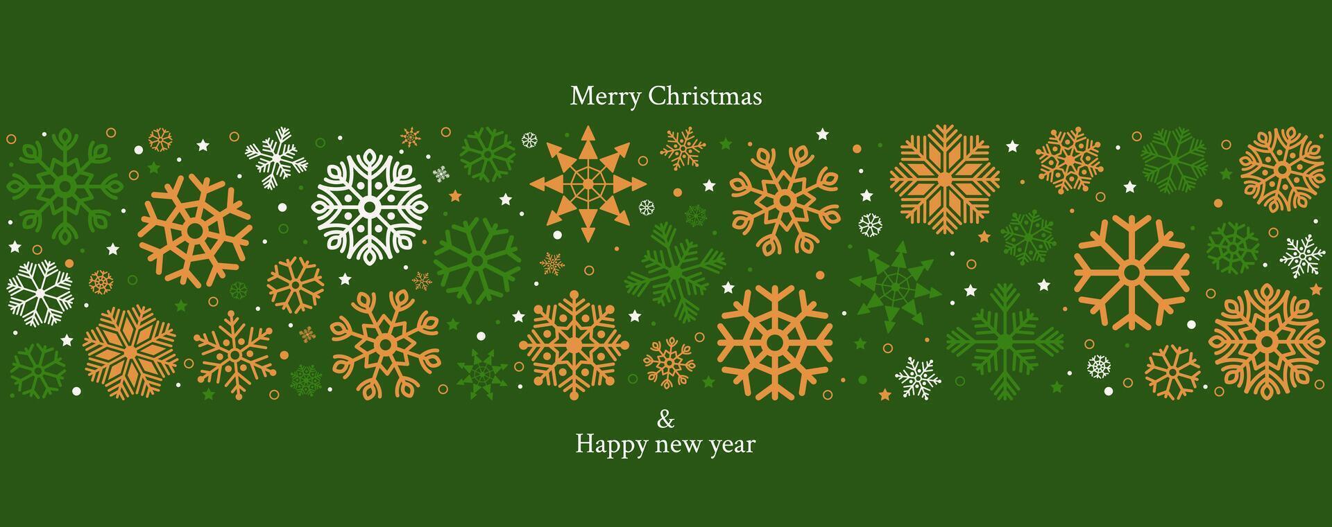 Decorate Merry Christmas and Holiday cards with snowflakes, and background designs. Modern universal artistic template. vector