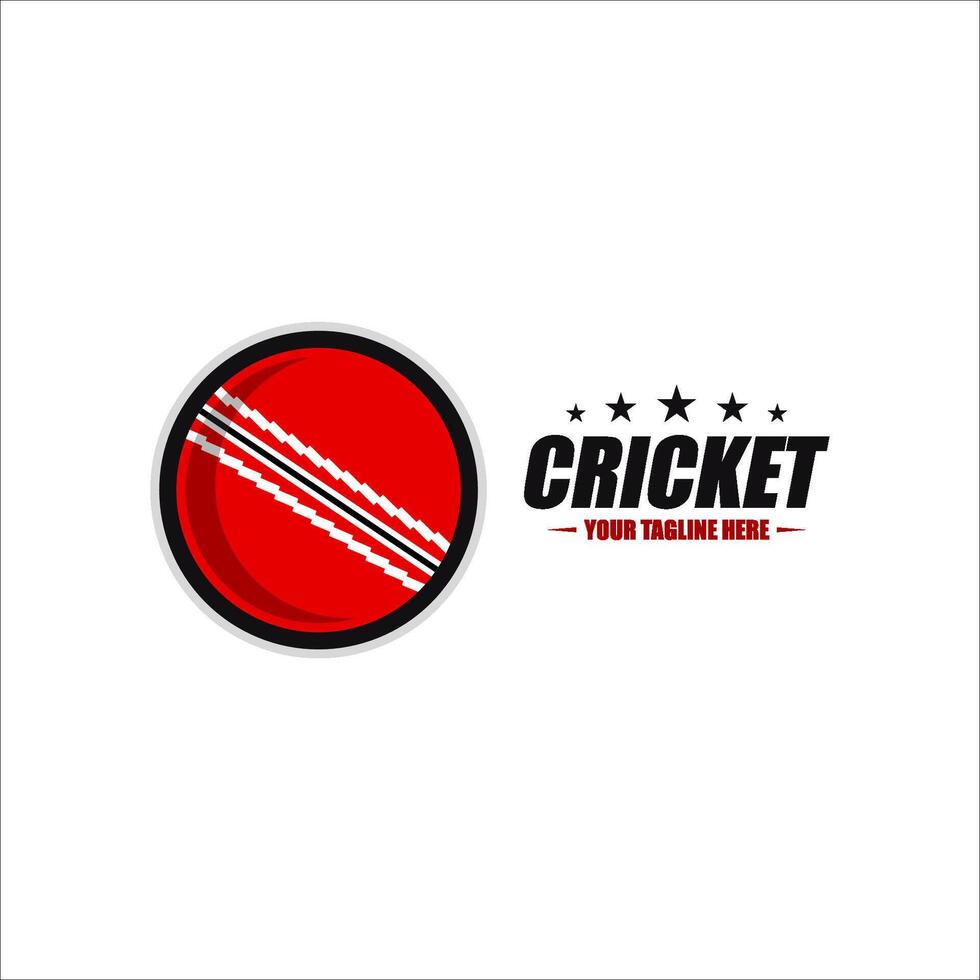 Swoosh Cricket ball Logo Icon, twenty twenty illustration and cricket logo vector