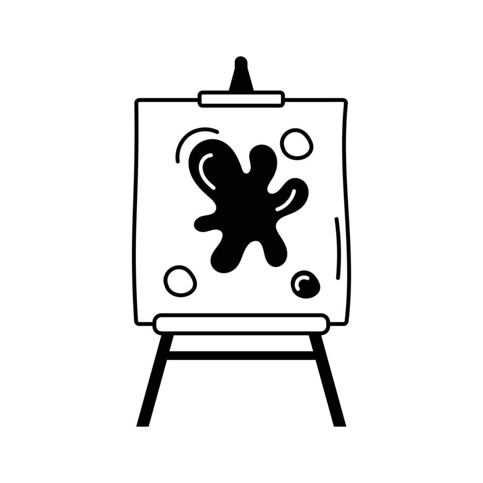 Check this amazing icon of canvas painting in modern style vector