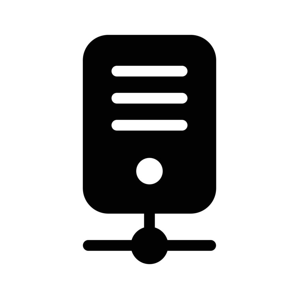 Visually perfect icon of database management in modern style vector