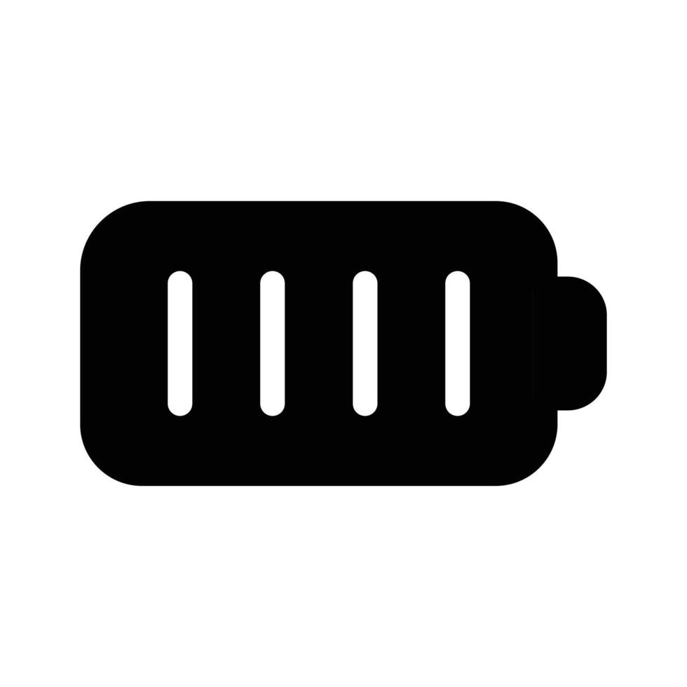 Pixel perfect icon of battery status in unique style, ready for premium use vector