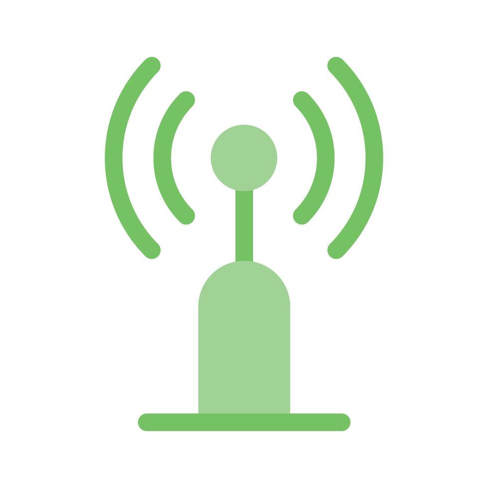 A broadband network antenna icon design, premium vector