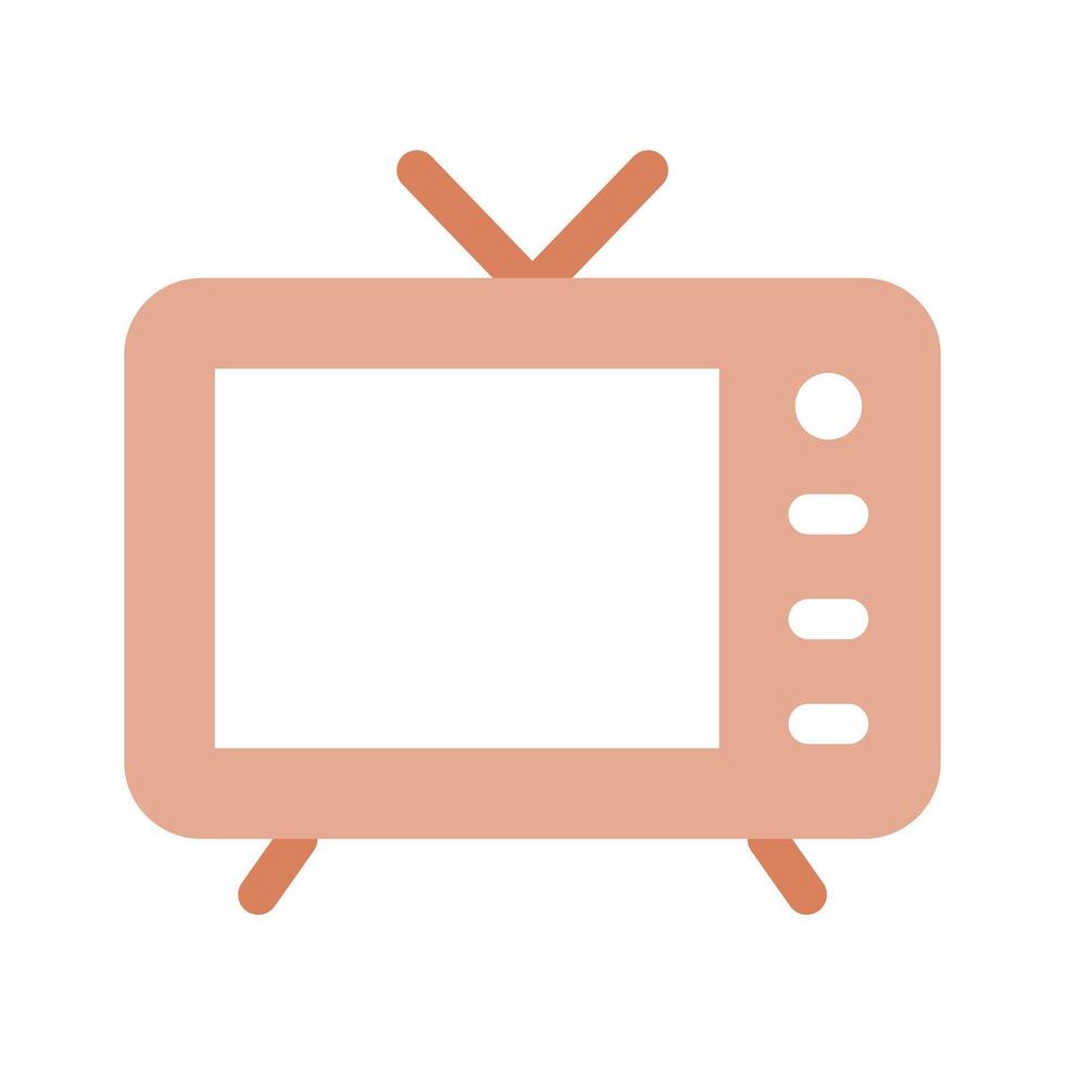 Modern of television, vintage tv icon in editable style vector
