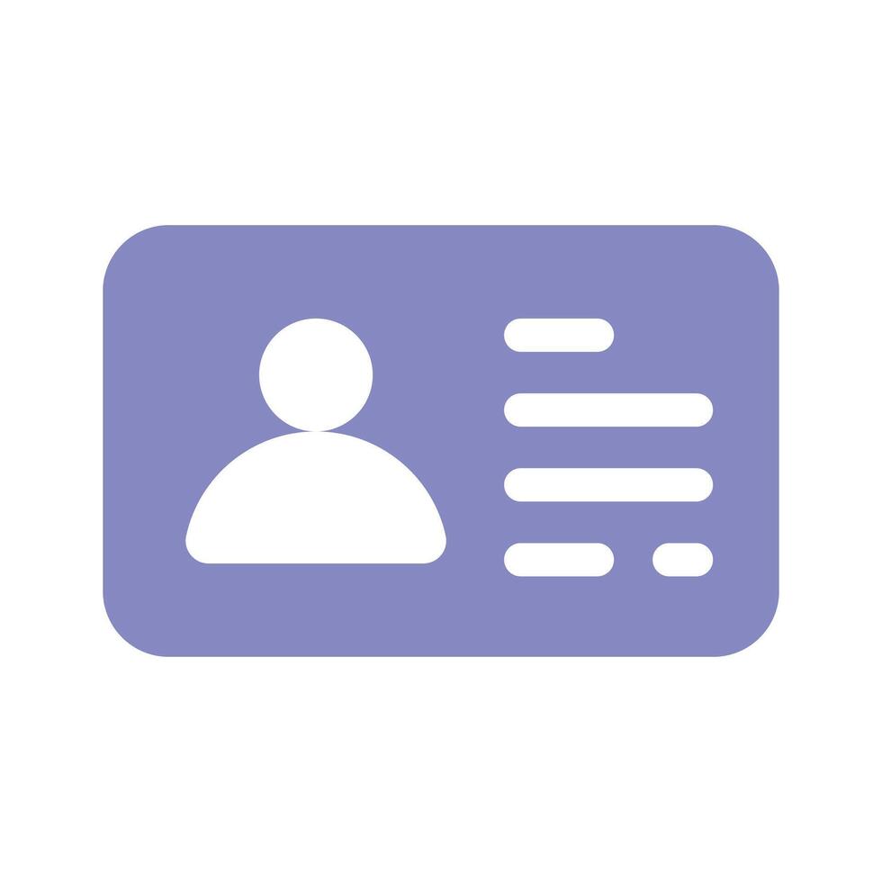 Have a look at this amazing icon of id card in trendy style vector