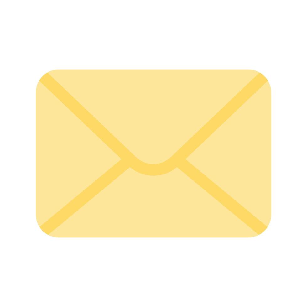 A sealed envelope icon representing communication or mail vector