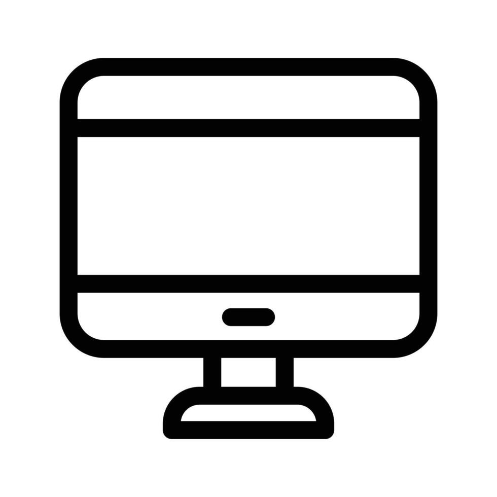 Take a look at this amazing icon of computer monitor vector