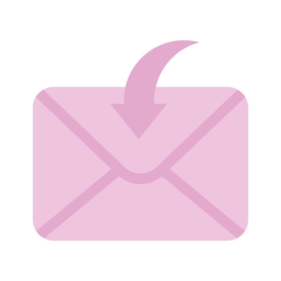 An envelope representing email communication and message sending vector