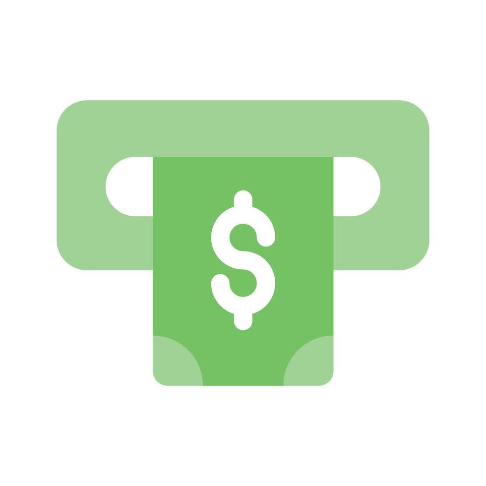 ATM machine for withdrawing money or performing banking transactions vector