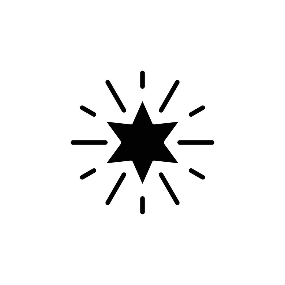 star six angle solid icon design good for web or mobile app vector
