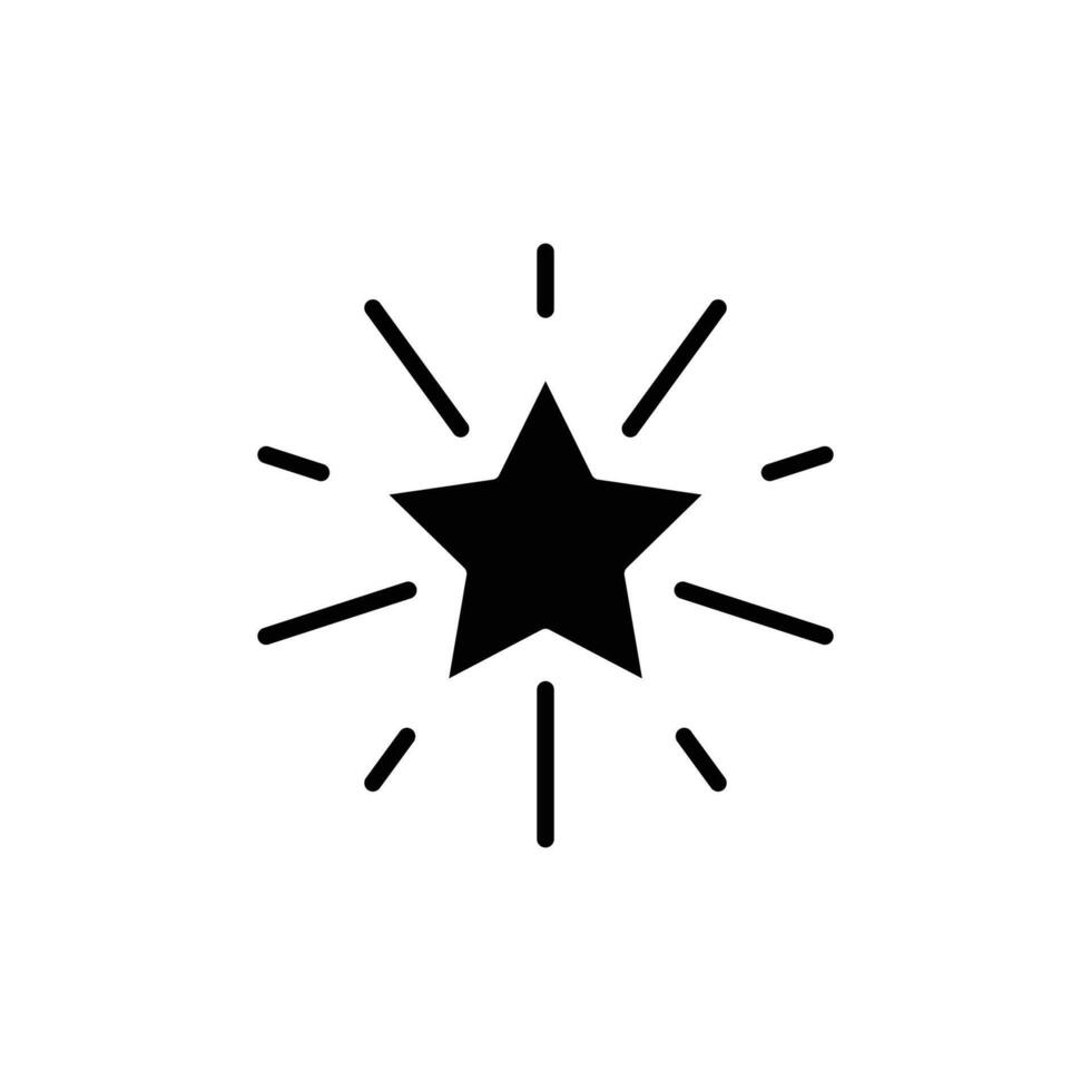 star solid icon design good for web or mobile app vector