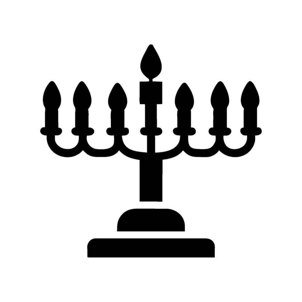 menorah icon design vector