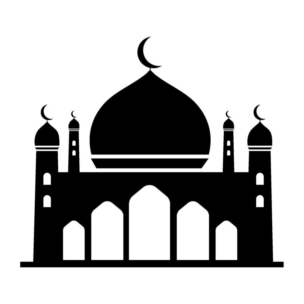 isra miraj arab mosque illustration design vector
