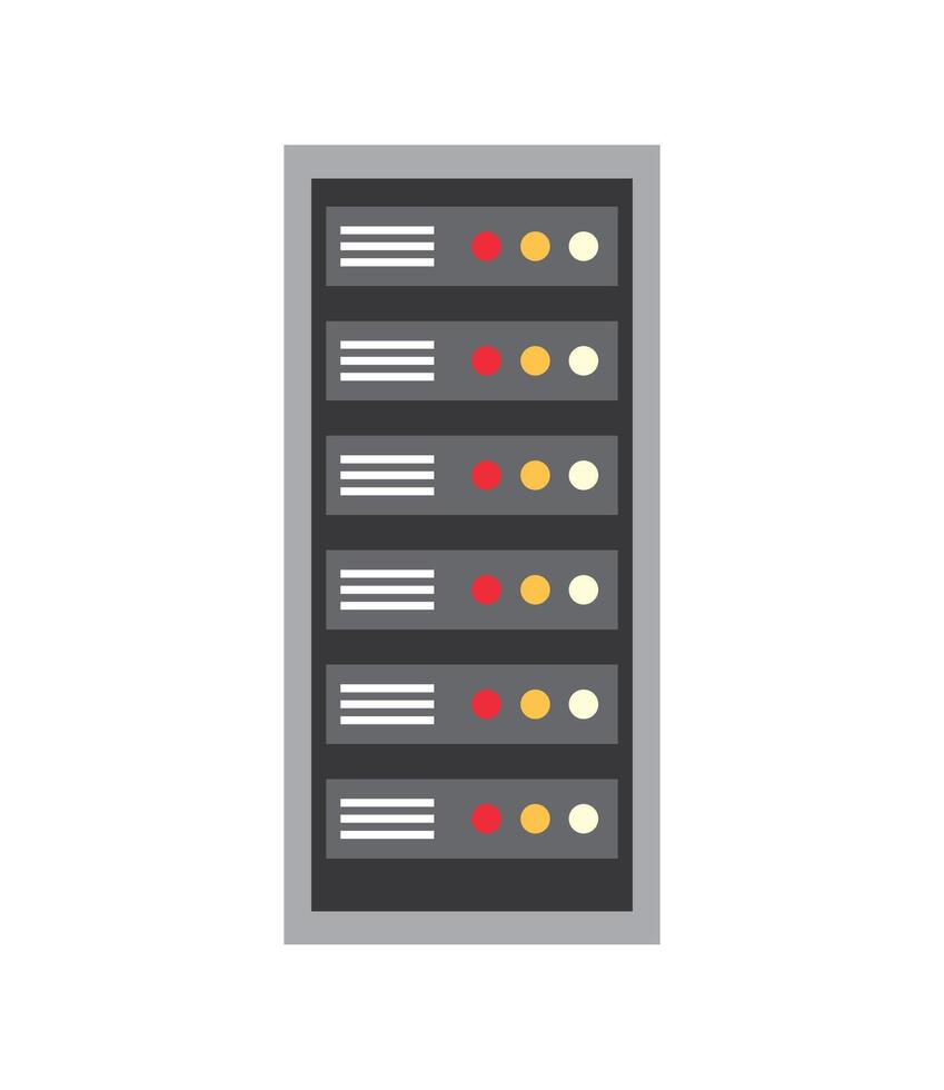 database server tower illustration vector