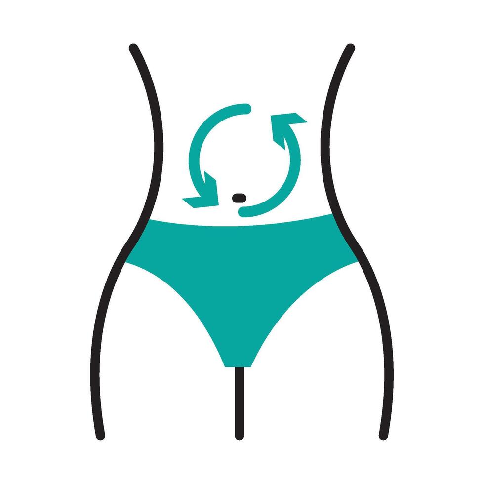 icon of anorexia design vector
