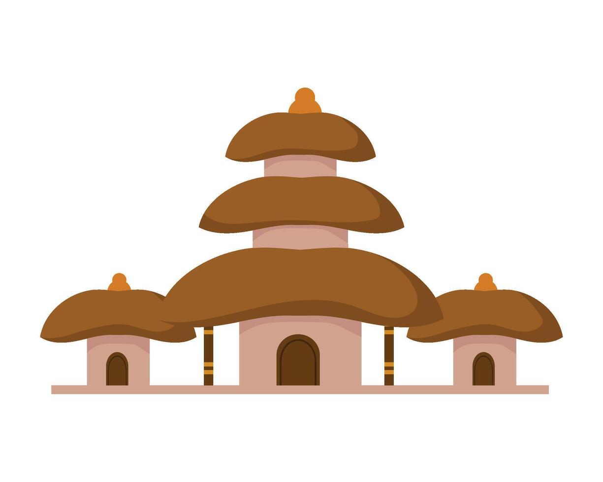 luhur uluwatu indonesia temple vector